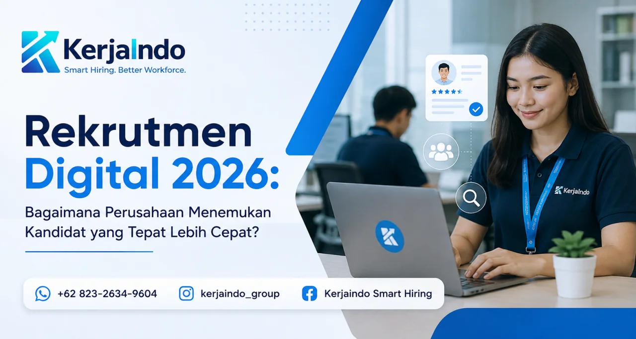 Ilustrasi Rekrutmen Digital 2026: Bagaimana Perusahaan Menemukan Kandidat yang Tepat Lebih Cepat?