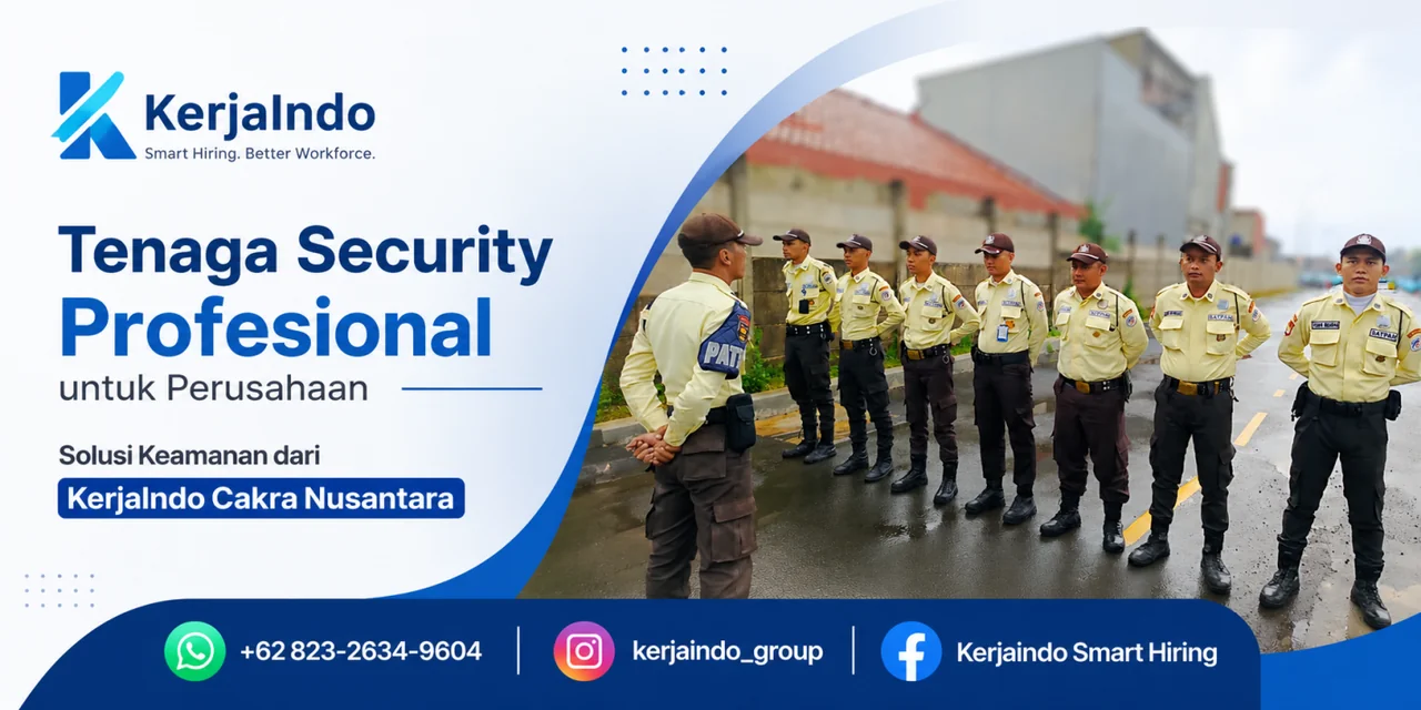 Ilustrasi Tenaga Security Profesional untuk Perusahaan: Solusi Keamanan dari KerjaIndo Cakra Nusantara