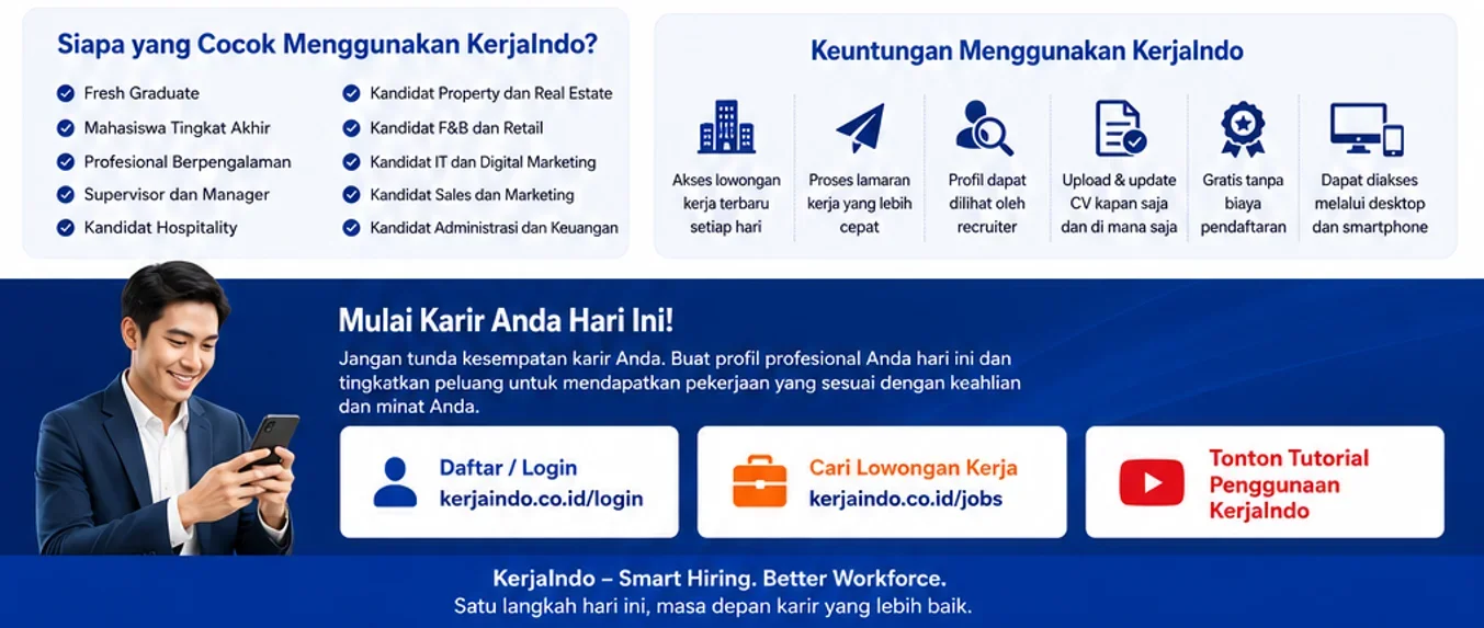 Daftar Kerja di KerjaIndo: Portal Lowongan Kerja Indonesia Terpercaya